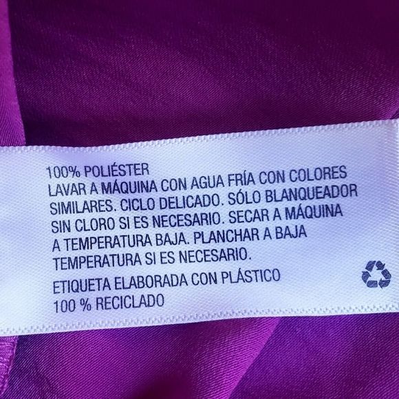 Women's New Purple Silk Slip Dress M - Picture 3 of 8